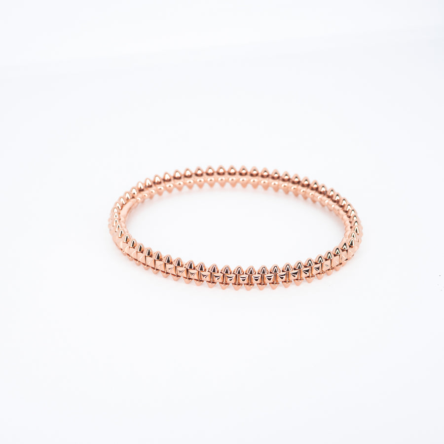 **Hold k.DA**กำไลข้อมือ Cartier Clash de Cartier bracelet, small model 18K Rose Gold Size 16# (Used) #vrca 1039