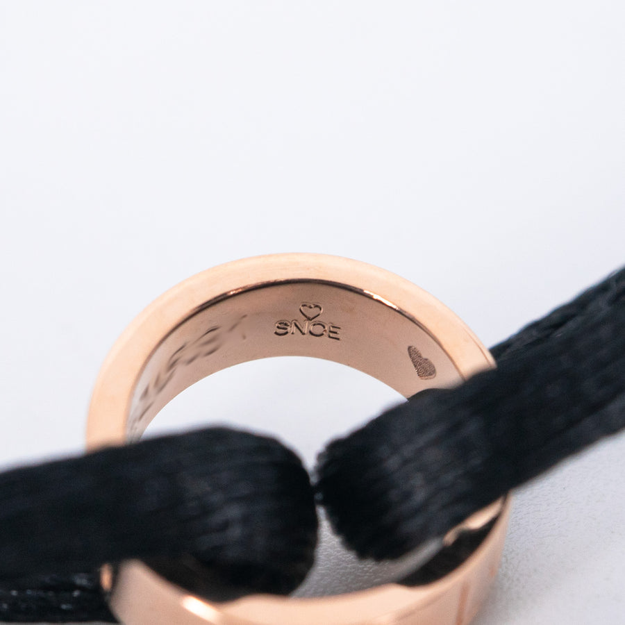 กำไลข้อมือ Cartier Love Charity Cord Bracelet 18K Rose Gold (Used) #vrcab 7597