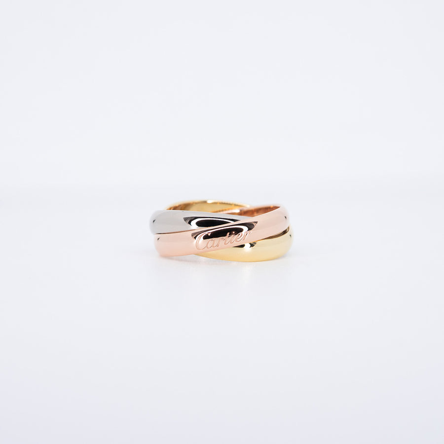 แหวน Cartier Trinity Ring 18K 3 Colors Size 52# (Used) #vrcar 7622