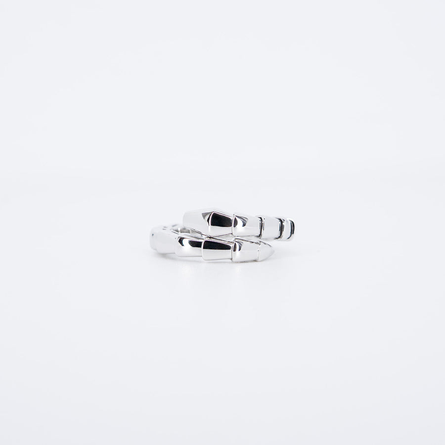 แหวน Bvlgari Serpenti Viper Ring 18K White Gold Size S(48/49/50)# (Used) #vrbvrim 7633