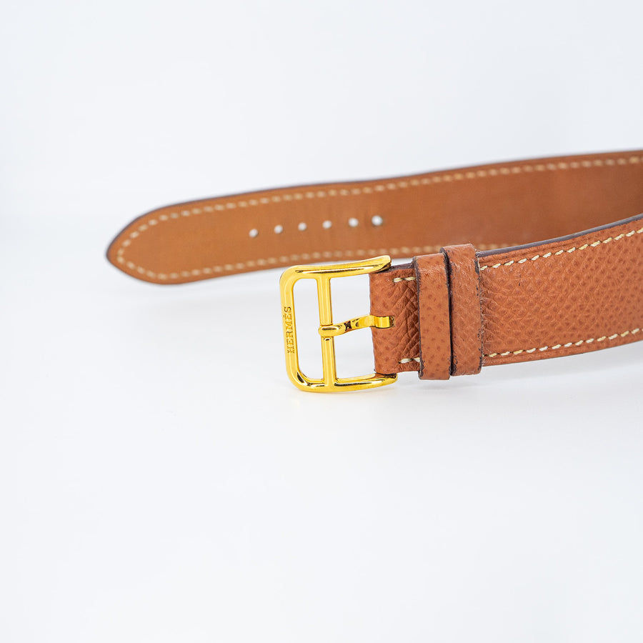 **Hold k.BI** นาฬิกา Hermes Heure H watch , Medium model , 30mm. Stainless Steel Size 30mm.# (Used) #vrhe 1044