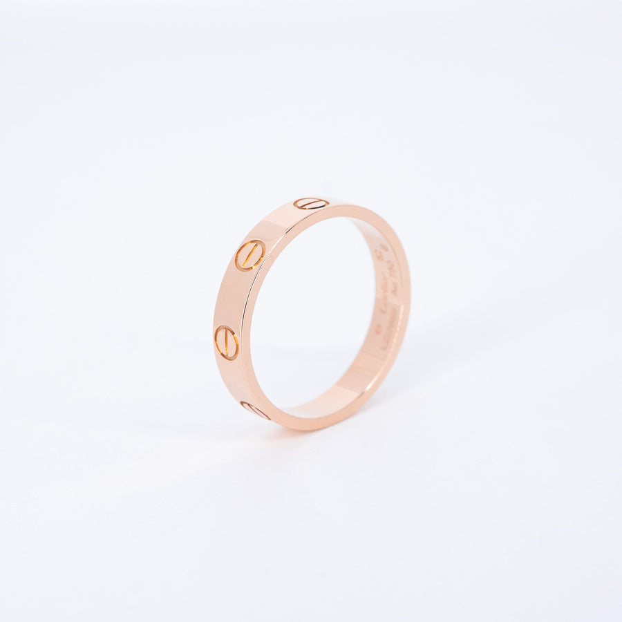 แหวน Cartier Love Ring, small model 18K Rose Gold Size 52# (Used) #vrcarimt 7652