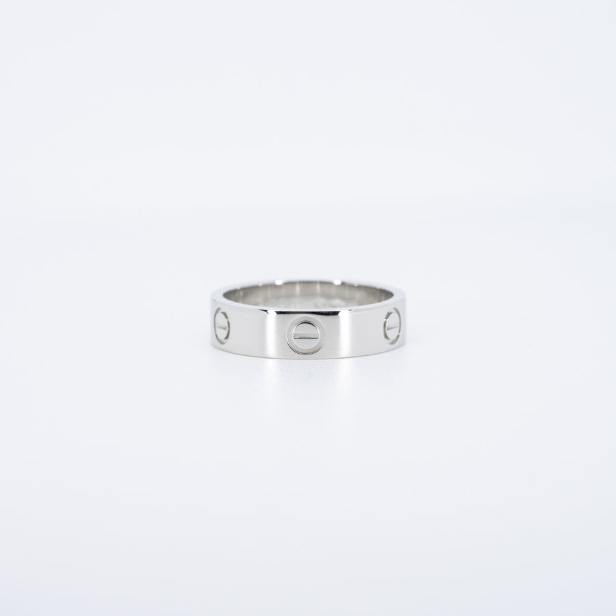 แหวน Cartier Love Ring, classic model Platinum950 Size 58# (Used) #vrcarimt 7634