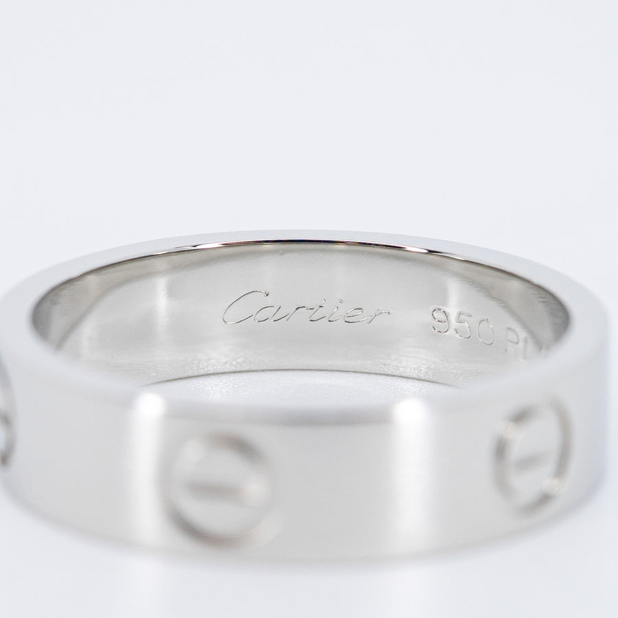 แหวน Cartier Love Ring, classic model Platinum950 Size 58# (Used) #vrcarimt 7634
