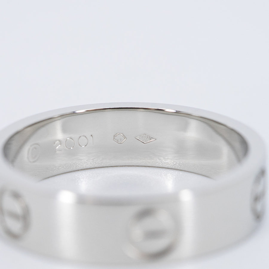 แหวน Cartier Love Ring, classic model Platinum950 Size 58# (Used) #vrcarimt 7634