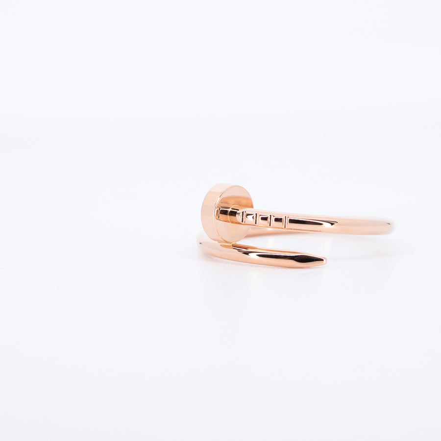 แหวน Cartier Juste Un Clou ring, small model 18K Rose Gold Size 52# (Used) #vrcar 7640
