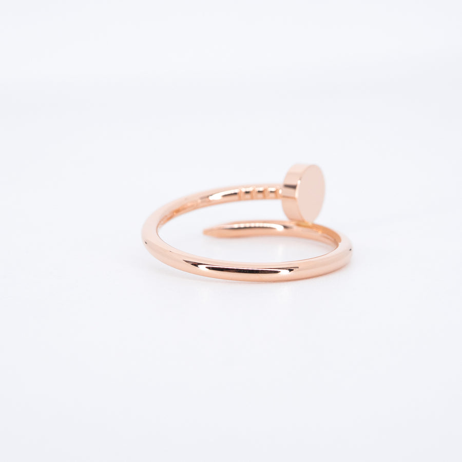 แหวน Cartier Juste Un Clou ring, small model 18K Rose Gold Size 52# (Used) #vrcar 7640