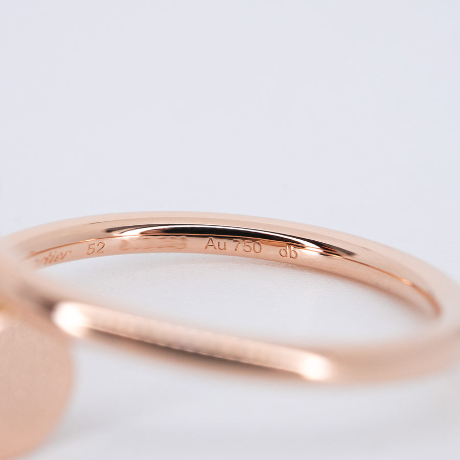 แหวน Cartier Juste Un Clou ring, small model 18K Rose Gold Size 52# (Used) #vrcar 7640