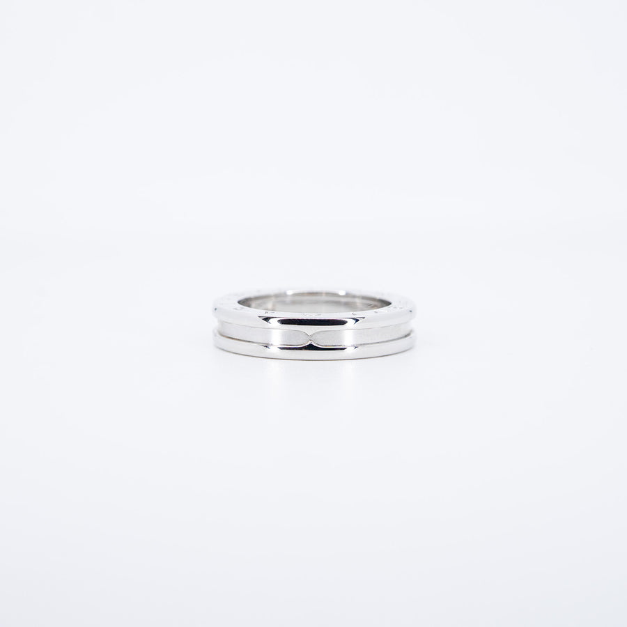 แหวน Bvlgari B.zero1 1band Ring 18K White Gold Size 53# (Used) #vrbvrimt 7644