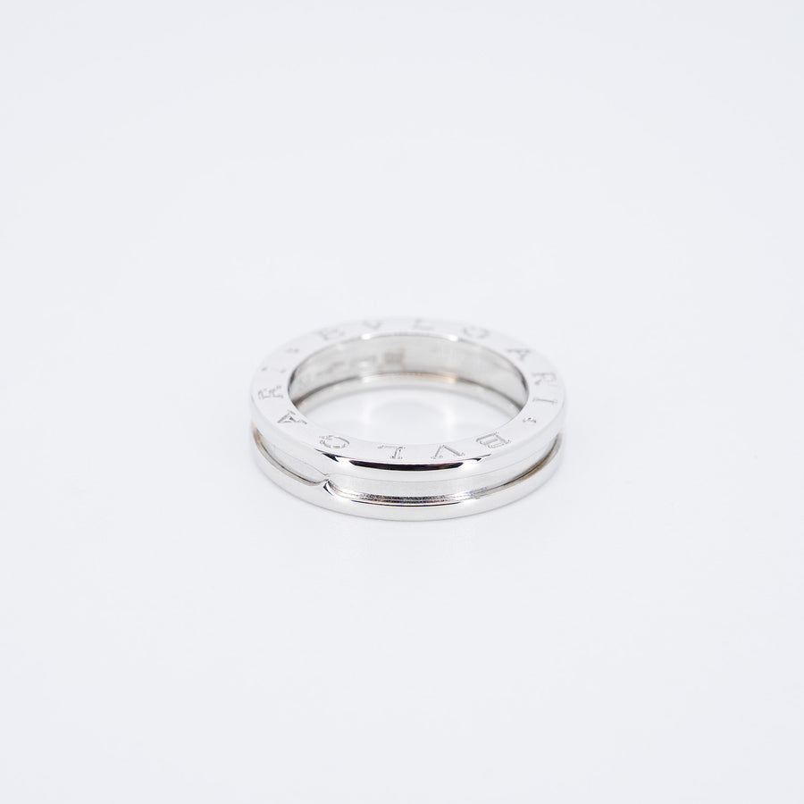 แหวน Bvlgari B.zero1 1band Ring 18K White Gold Size 53# (Used) #vrbvrimt 7644