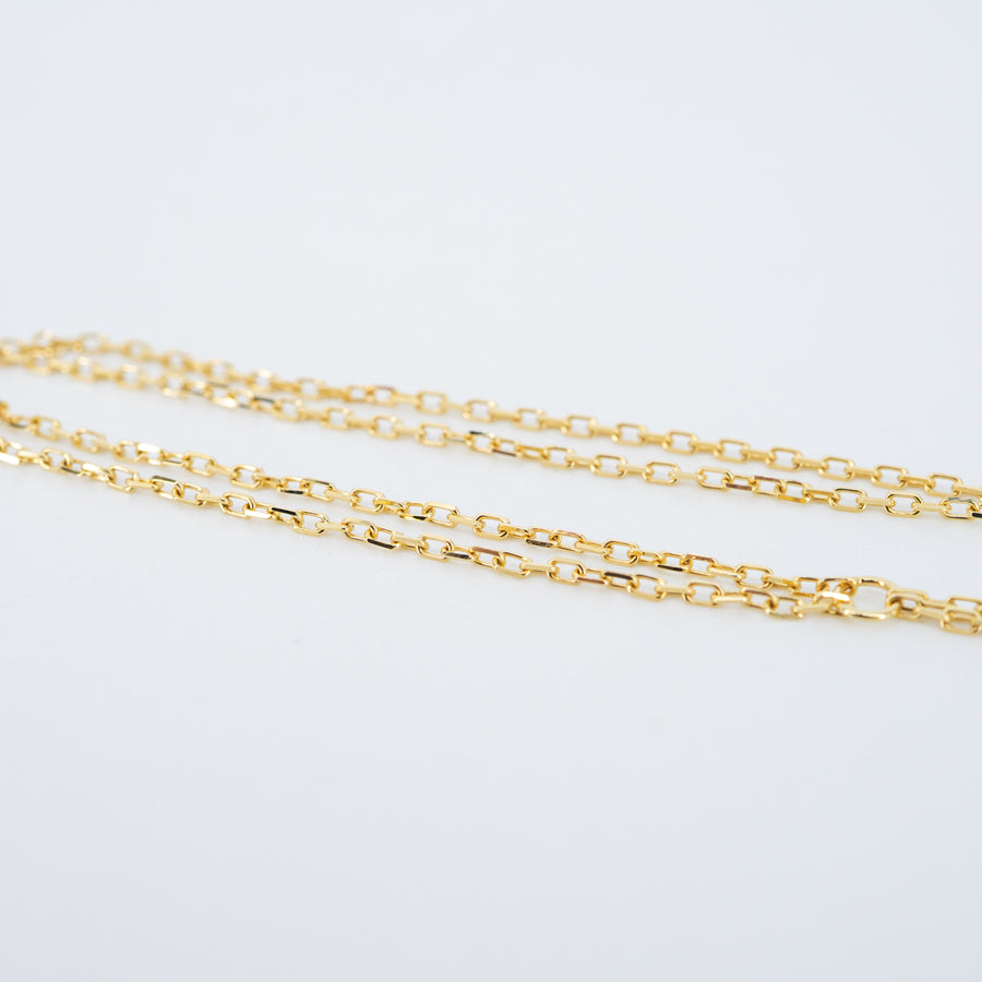 สร้อยข้อมือ Cartier Love bracelet, on chain, 2 diamonds 18K Yellow Gold Size 16-18cm.# (Used) #vrcab 7649