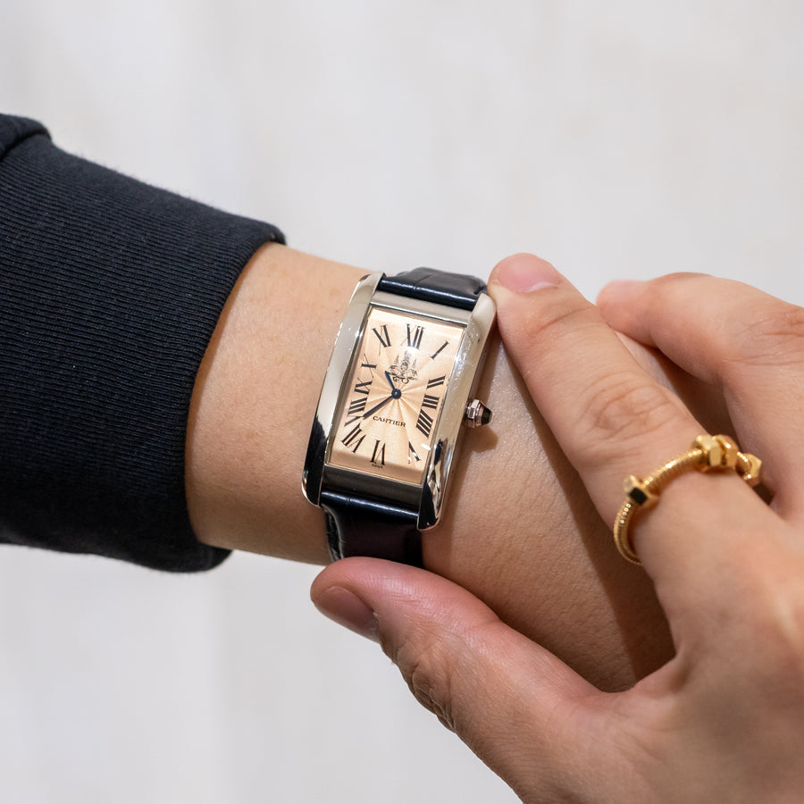 Cartier tank americaine large best sale