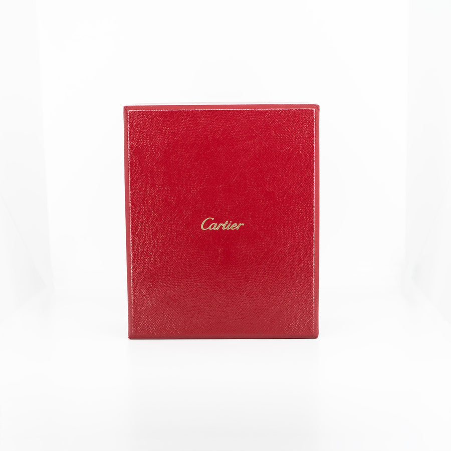 ต่างหู Cartier Love single hoop earring, paved 18K White Gold (Used) #vrcaeimt 7317