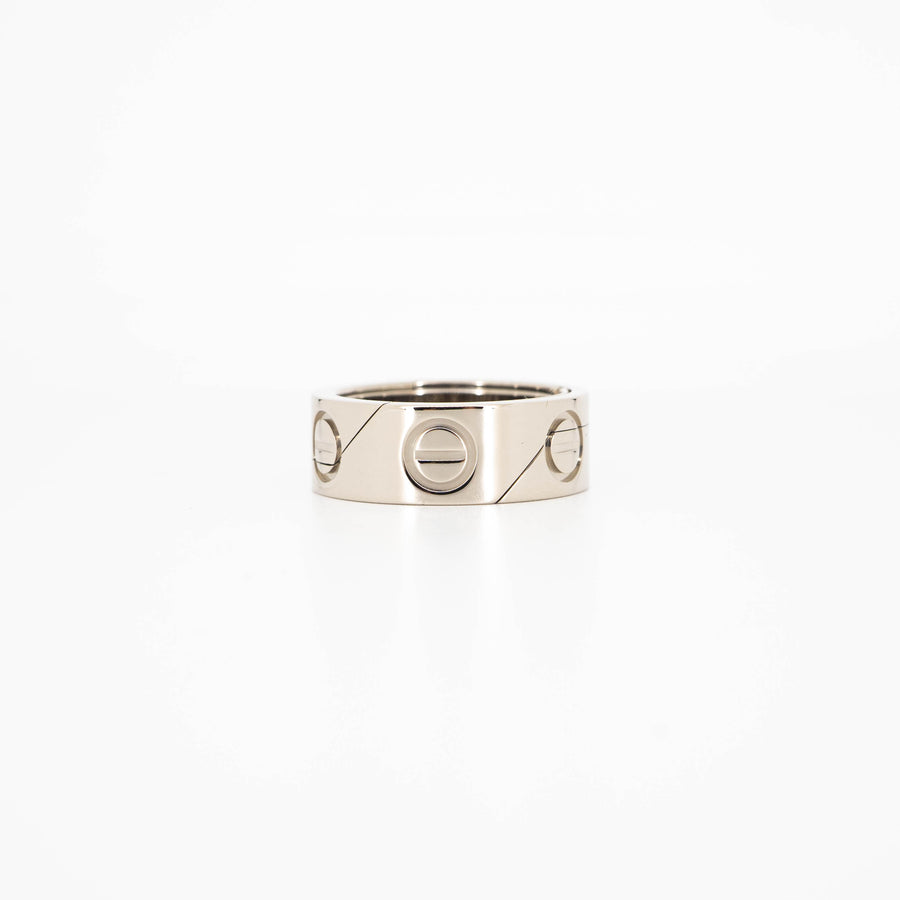 แหวน Cartier Astro love ring (Pendent) Limited Edition 18K White Gold Size 49# (Used) #vrcar 4066