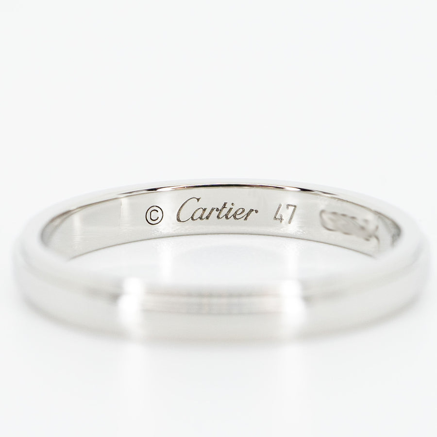 แหวน Cartier D'Amour Band Platinum950 Size 47# (Used) #vrcaim 2933