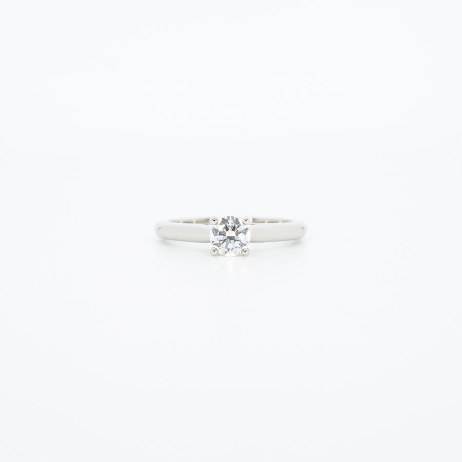 แหวน Cartier 1895 Solitaire ring with 0.33ct G VS2 Diamond Platinum950 Size 46# (Used) #vrcaim 2297