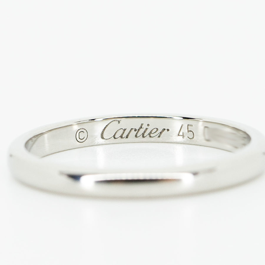 แหวน Cartier 1895 Band Platinum950 Size 45# (Used) #vrcaim 2370