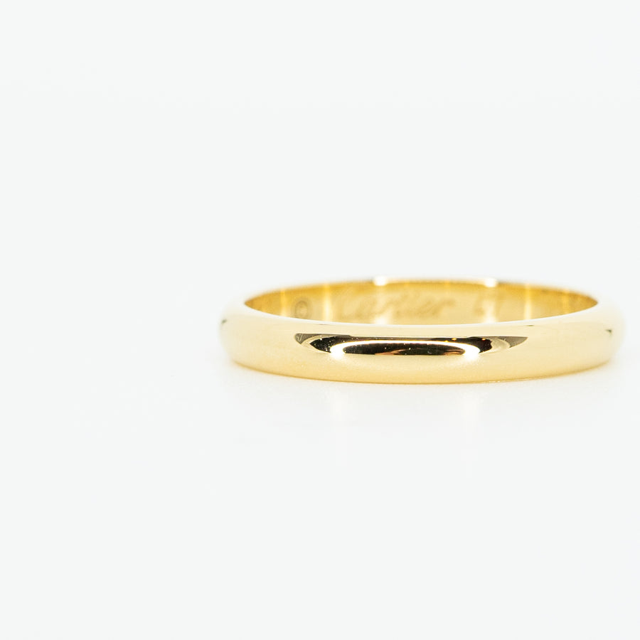 แหวน Cartier 1895 Band 18K Yellow Gold Size 47# (Used) #vrcarim 4241