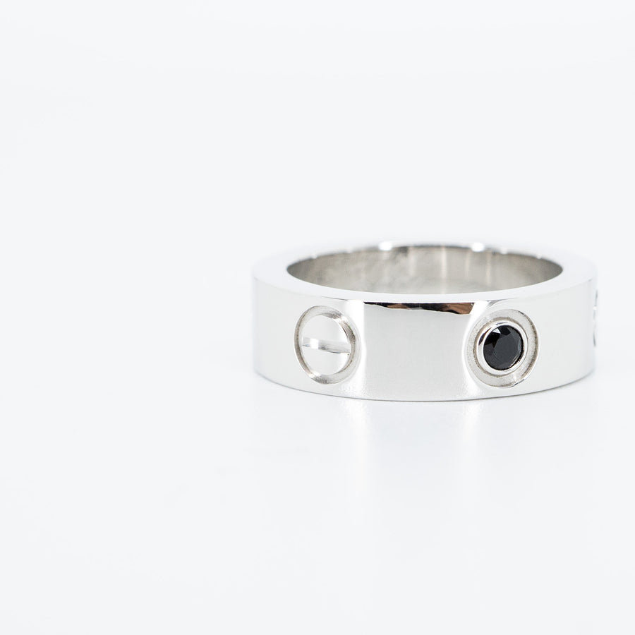 แหวน Cartier Love With Sapphire 18K White Gold Size 47 (Used) #vrcaim 2424 #gemstone