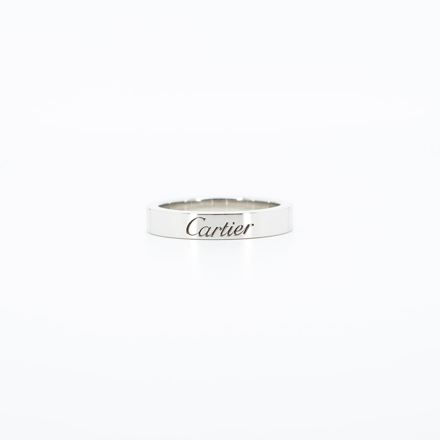 แหวน Cartier C De Cartier Band Platinum950 Size 45# (Used) #vrcaim 2088