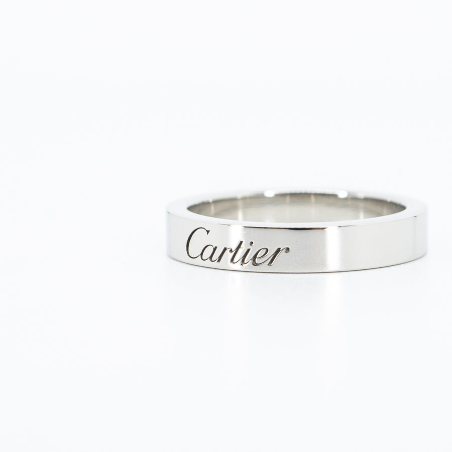 แหวน Cartier C De Cartier Band Platinum950 Size 45# (Used) #vrcaim 2088