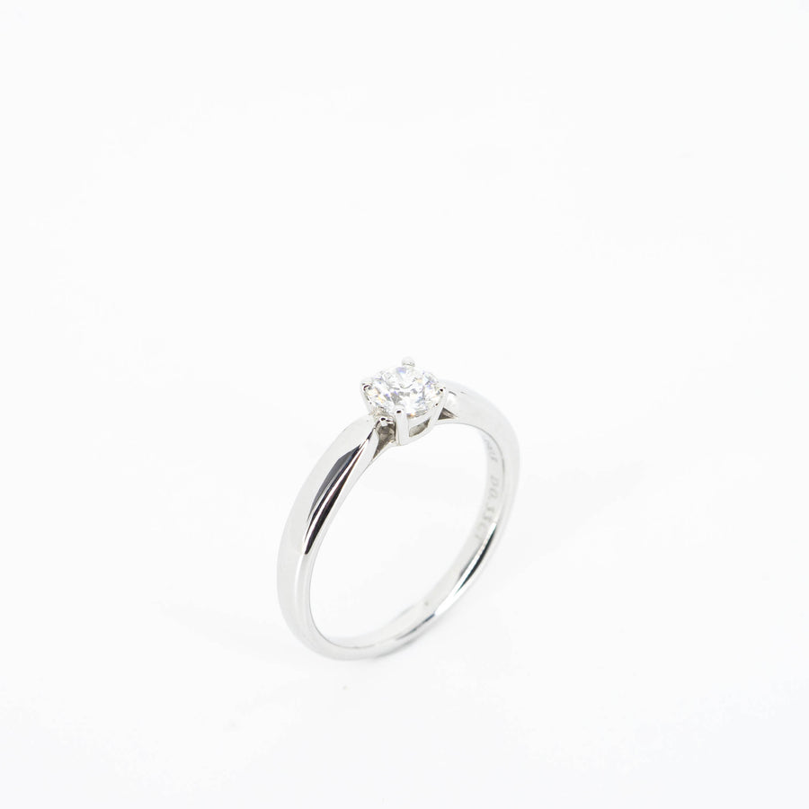 แหวน Tiffany & Co. Tiffany Harmony Solitaire ring 0.33ct F VVS2 Platinum950 Size 48# (Used) #vrtirim 3903