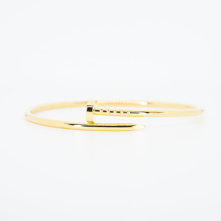 Cartier Juste Un Clou Bracelet sm 18K Yellow Gold Size 17