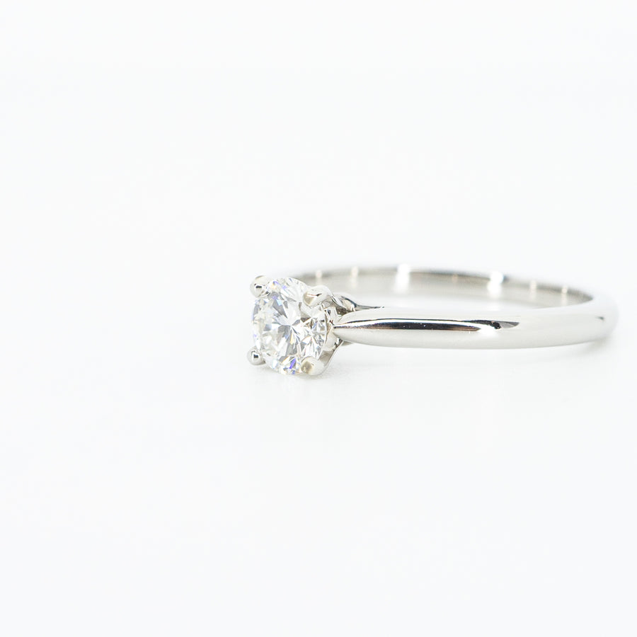 แหวน Cartier 1895 Solitaire ring Platinum950 0.36ct H VS1 Size 48# (Used) #vrcarim 3907