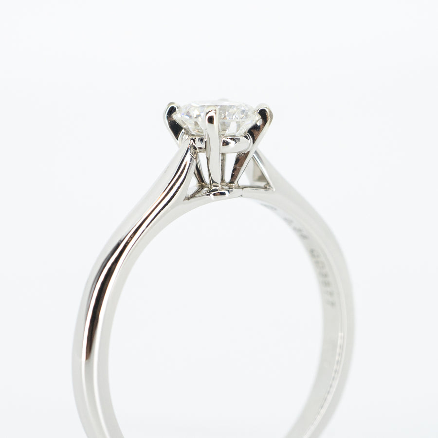 แหวน Cartier 1895 Solitaire ring Platinum950 0.36ct H VS1 Size 48# (Used) #vrcarim 3907