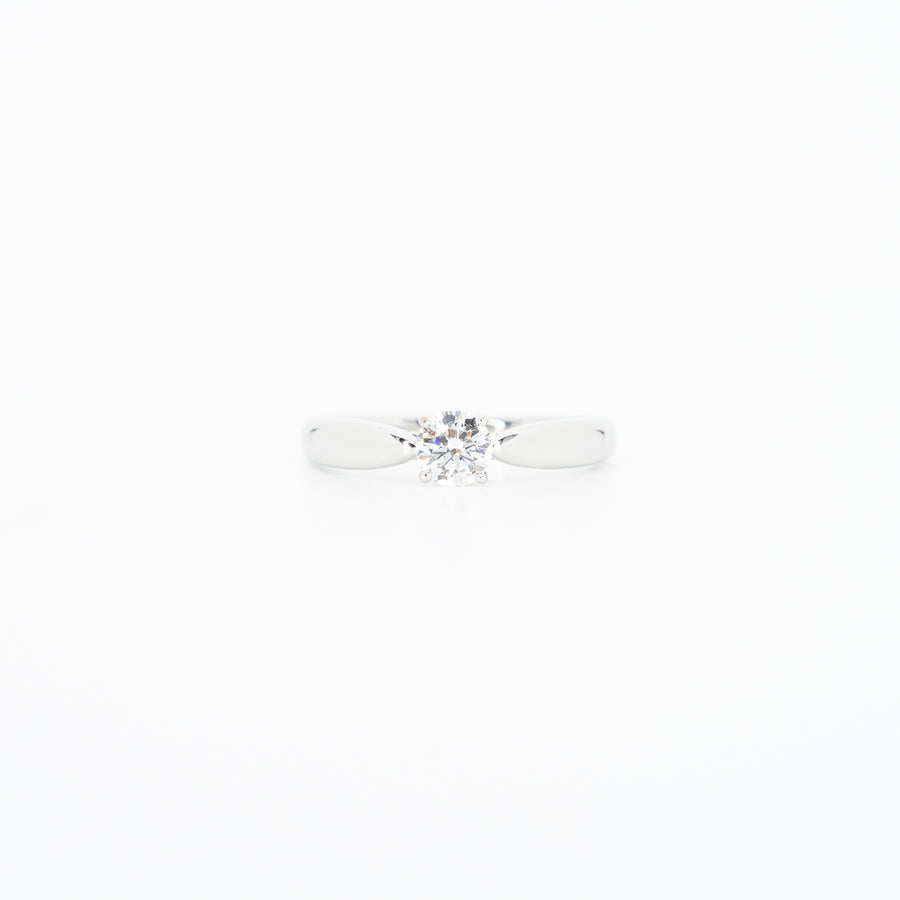 แหวน Tiffany & Co. Tiffany Harmony Solitaire ring Platinum950 0.30ct F VS2 Size 49# (Used) #vrtirim 3902