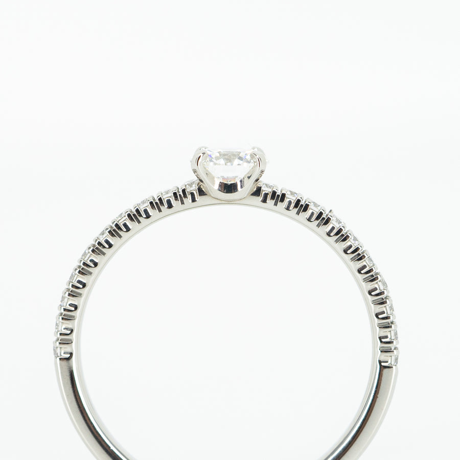 แหวน Cartier Etincelle De Cartier Solitaire ring with 0.26ct E VVS1 Platinum950 Size 47# (Used) #vrcaim 2570