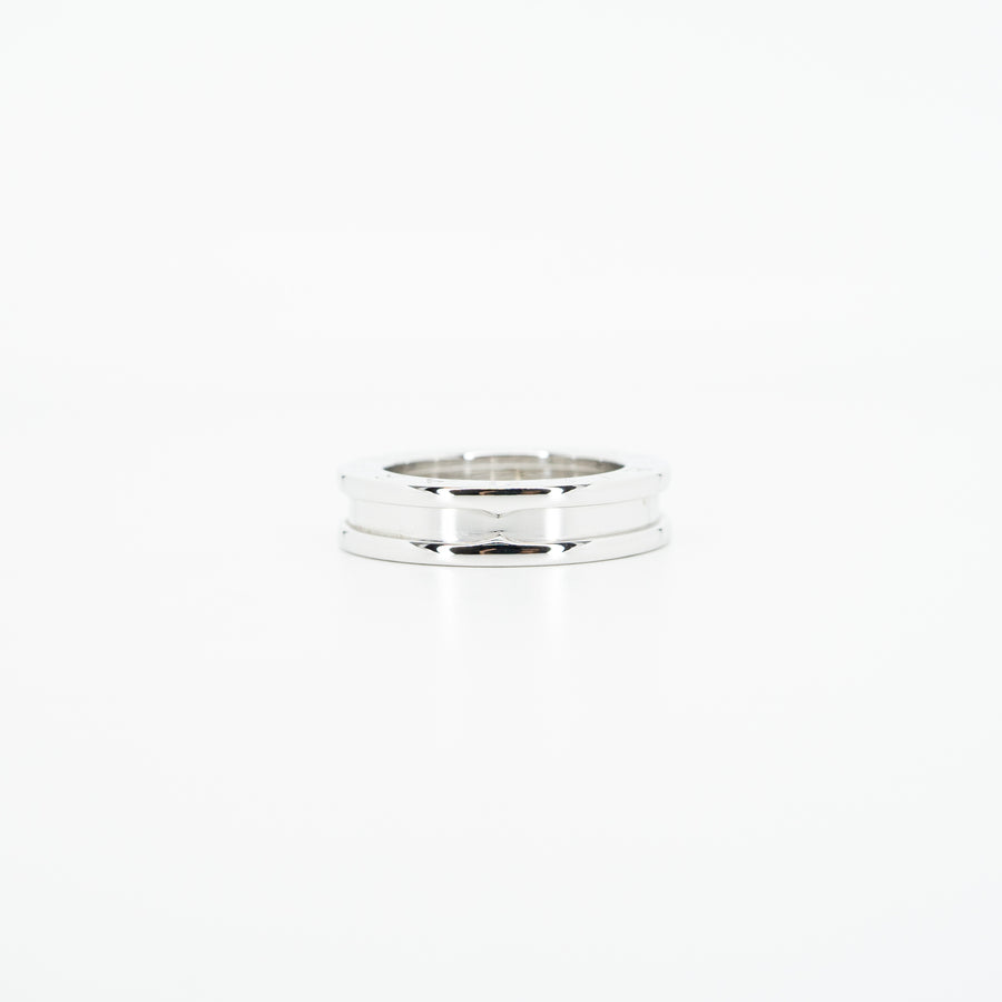 แหวน Bvlgari B.zero1 1band Ring 18K White Gold Size 47# (Used) #vrbvrimt 4829