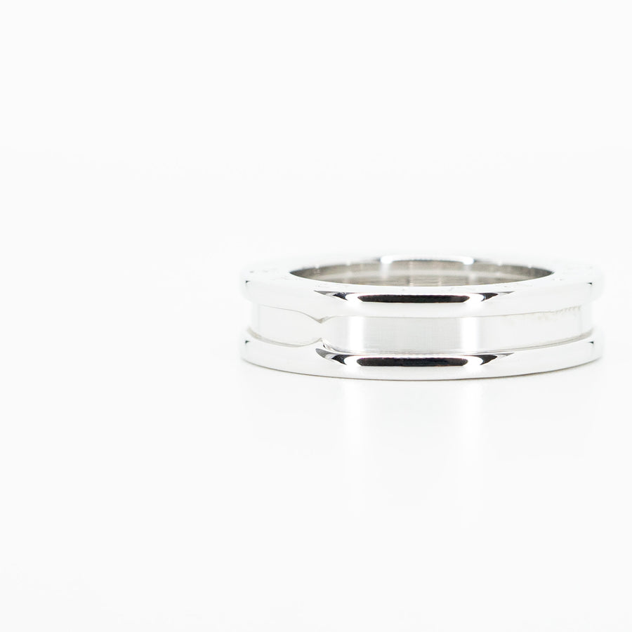 แหวน Bvlgari B.zero1 1band Ring 18K White Gold Size 47# (Used) #vrbvrimt 4829