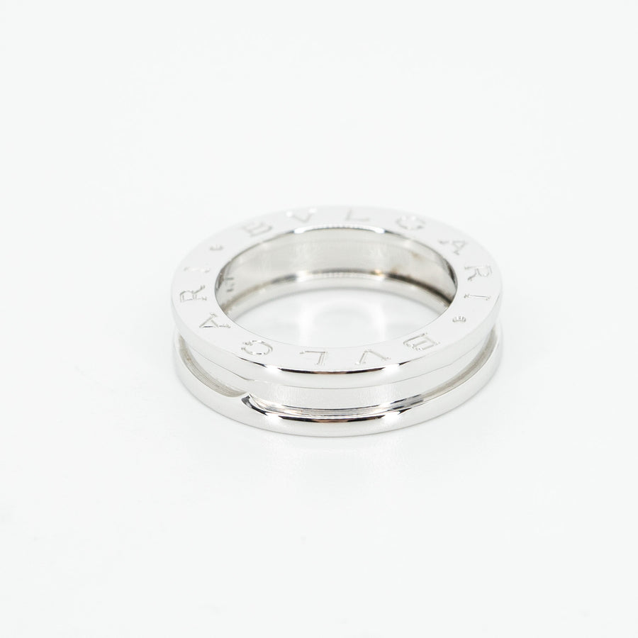 แหวน Bvlgari B.zero1 1band Ring 18K White Gold Size 47# (Used) #vrbvrimt 4829