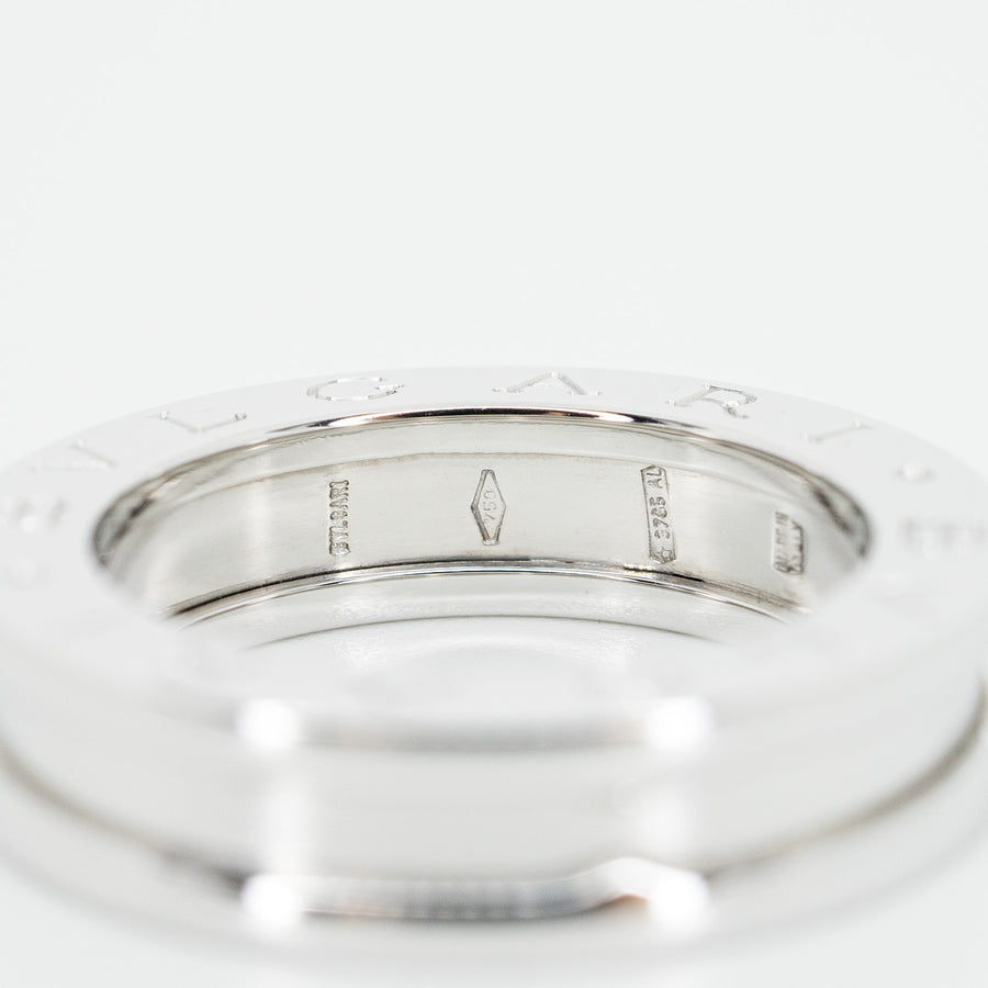 แหวน Bvlgari B.zero1 1band Ring 18K White Gold Size 47# (Used) #vrbvrimt 4829