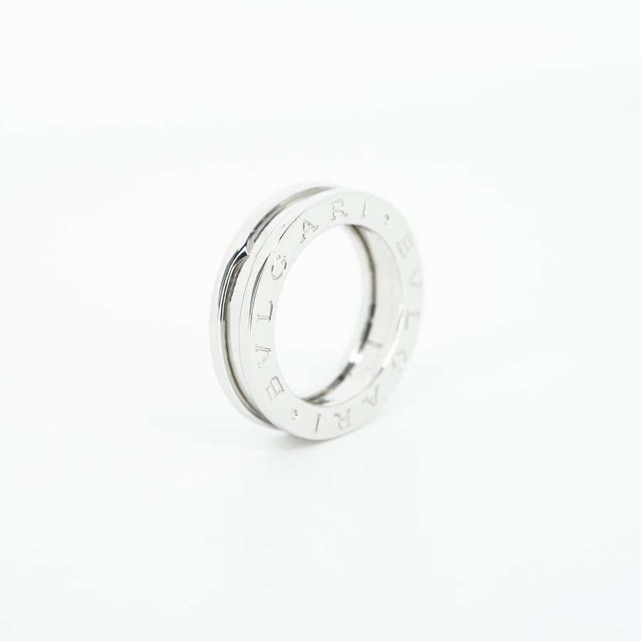 แหวน Bvlgari B.zero1 1band Ring 18K White Gold Size 47# (Used) #vrbvrimt 4829