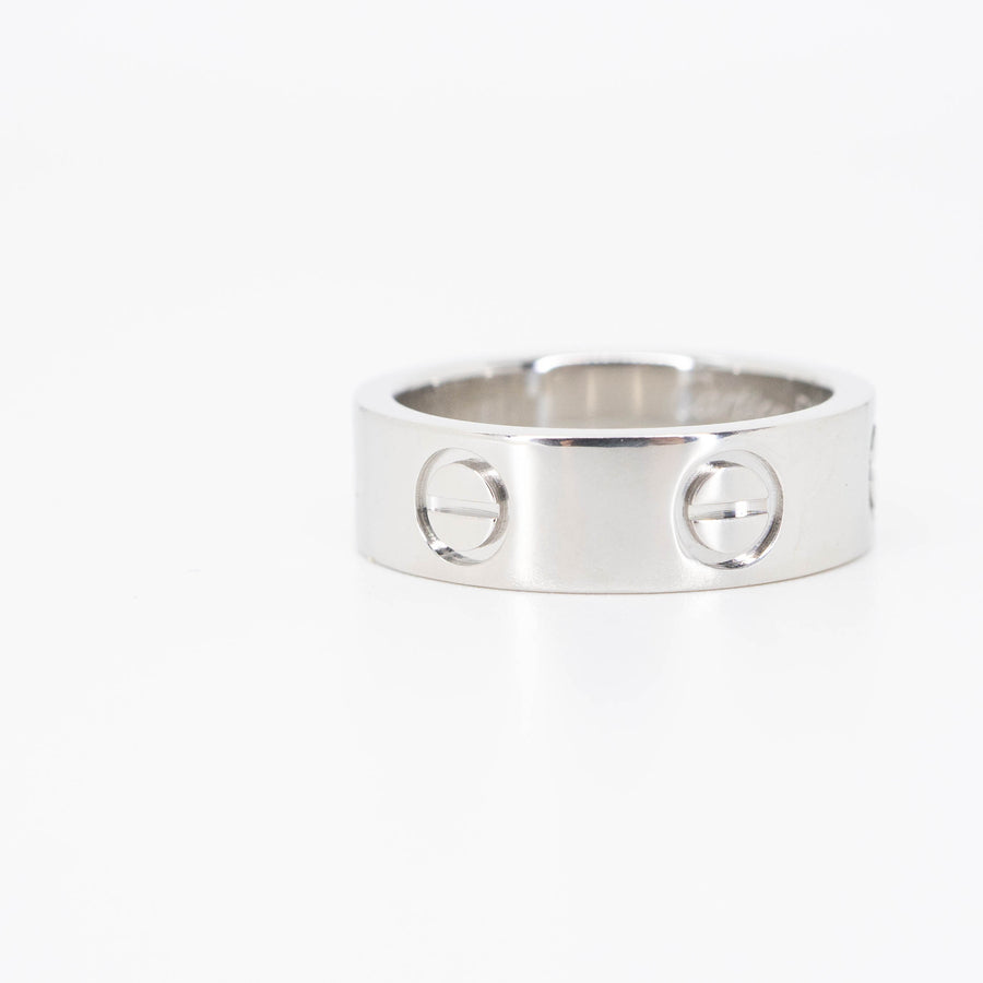 แหวน Cartier Love Ring Platinum950  Size 48# (Used) #vrcaim 3675